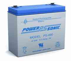 6210490 powersonic replacement sla battery 4v 10 ah