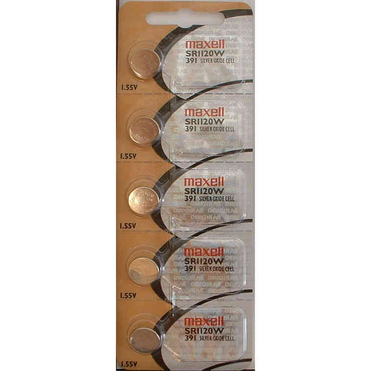 Replacement coin cell for model number sr1120w and battery