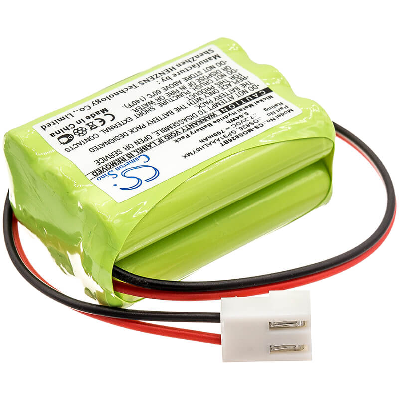 7.2V, 700mAh, Ni-MH Battery fits Marmitek, Proguard Os826 Siren, Proguard800 Siren, 5.04Wh