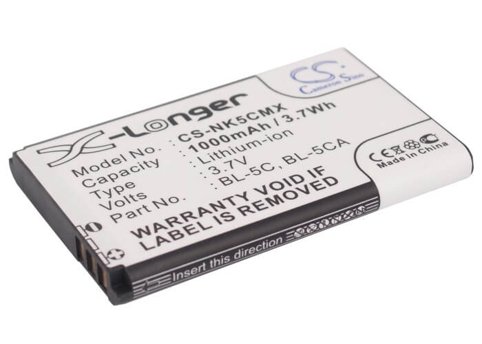 Babyphone 3.7V, 1000mAh, Li-ion Battery fits Teltonika, Gh3000, Gh4000, 3.7Wh