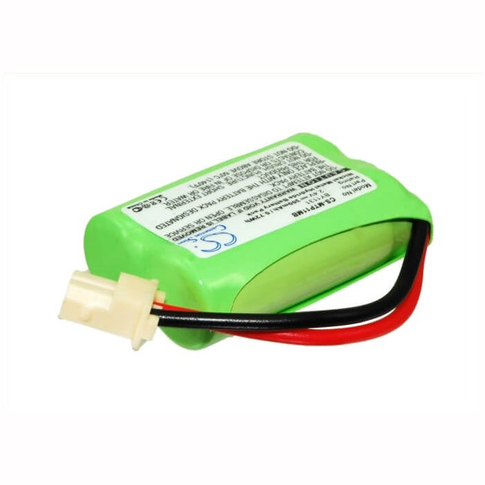 2.4V, 300mAh, Ni-MH Battery fits Motorola, Mbp11, 0.72Wh
