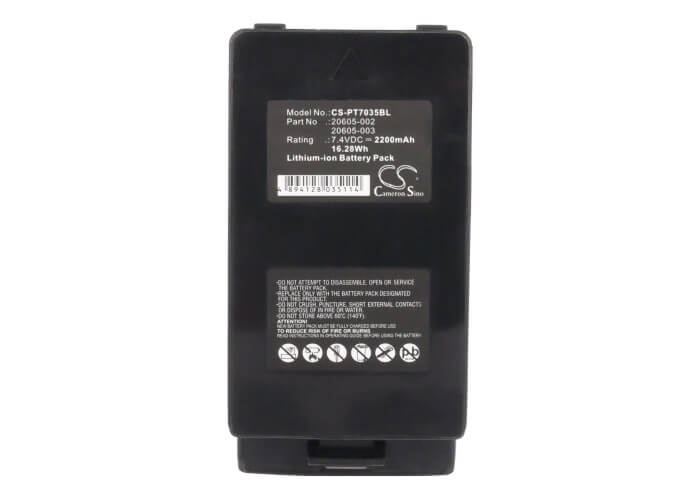 7.4V, 2200mAh, Li-ion Battery fits Teklogix, 7035, 7035i, 16.28Wh