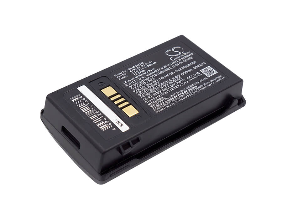 3.7V, 5200mAh, Li-ion Battery fits Motorola, Mc3200, Mc32n0, 19.24Wh