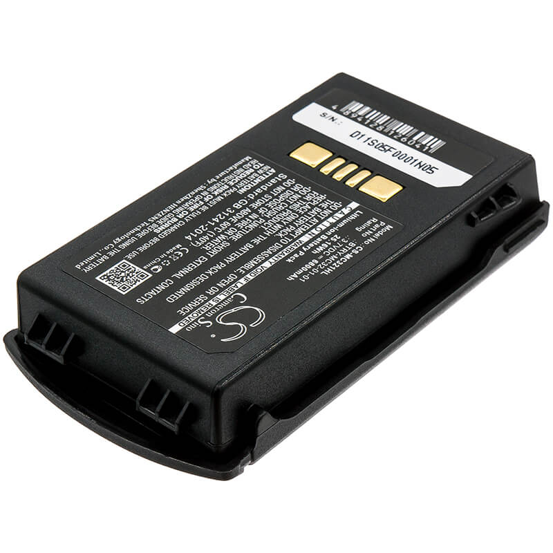 3.7V, 6800mAh, Li-ion Battery fits Zebra, Mc3200, Mc32n0, 25.16Wh