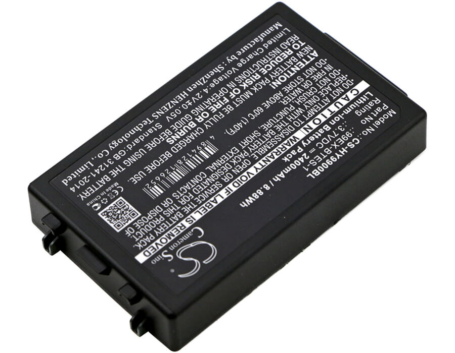 3.7V, 2400mAh, Li-ion Battery fits Honeywell, 99exhc, 99gx, 8.88Wh
