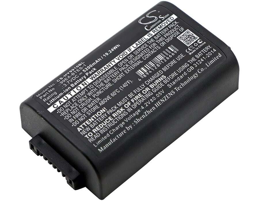 3.7V, 5200mAh, Li-ion Battery fits Dolphin, 99ex, 99ex-btec, 19.24Wh