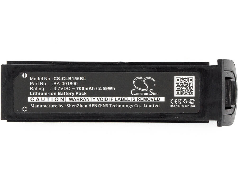 3.7V, 700mAh, Li-ion Battery fits Cipherlab, 1560, 1562, 2.59Wh