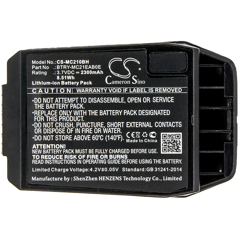 3.7V, 2300mAh, Li-ion Battery fits Motorola, Mc21, Mc2100, 8.51Wh