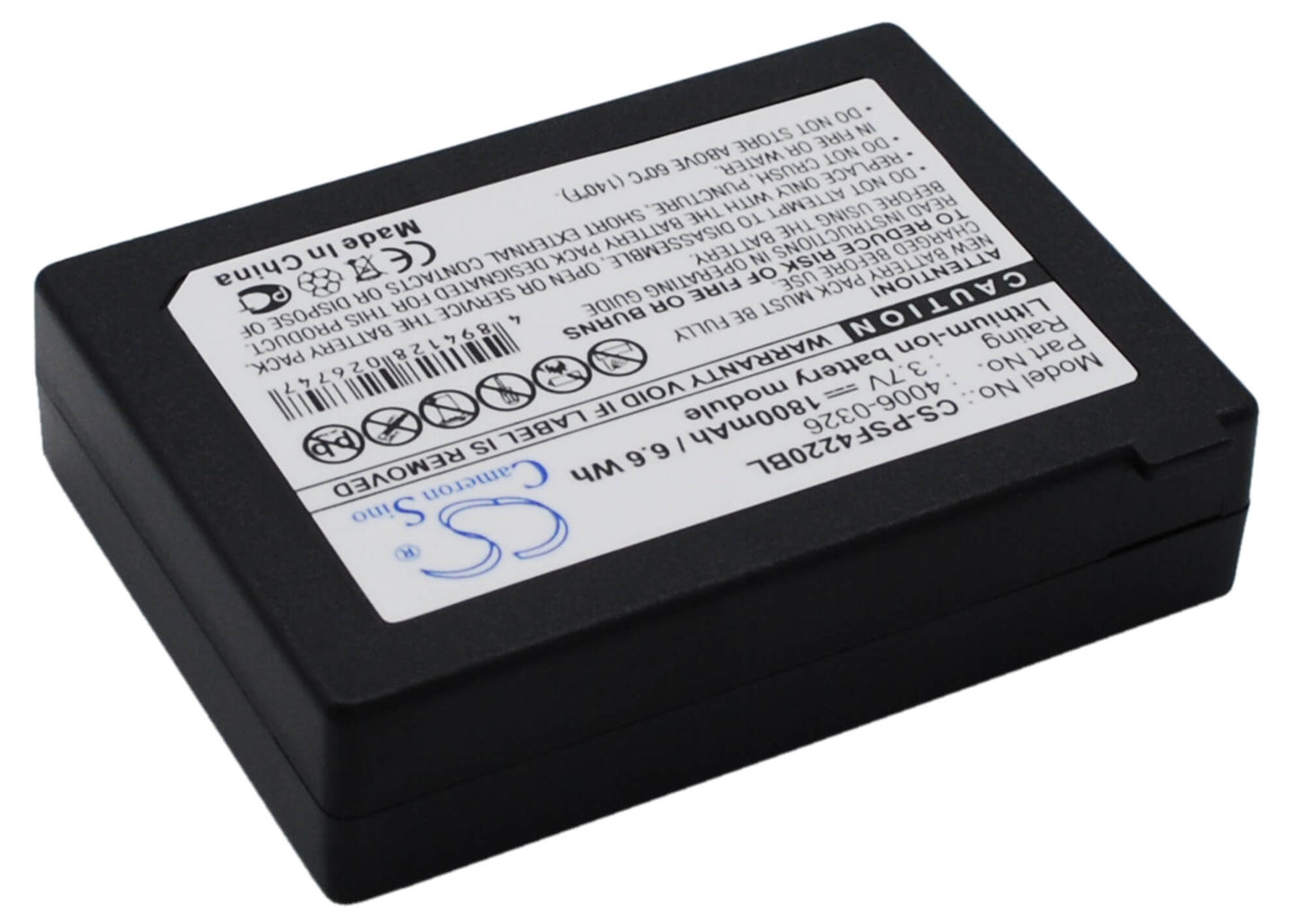 3.7V, 1800mAh, Li-ion Battery fits Psc, Falcon 4220, 6.66Wh