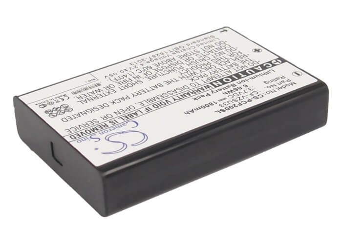 3.7V, 1800mAh, Li-ion Battery fits Panasonic, Toughbook Cf-p2, 6.66Wh