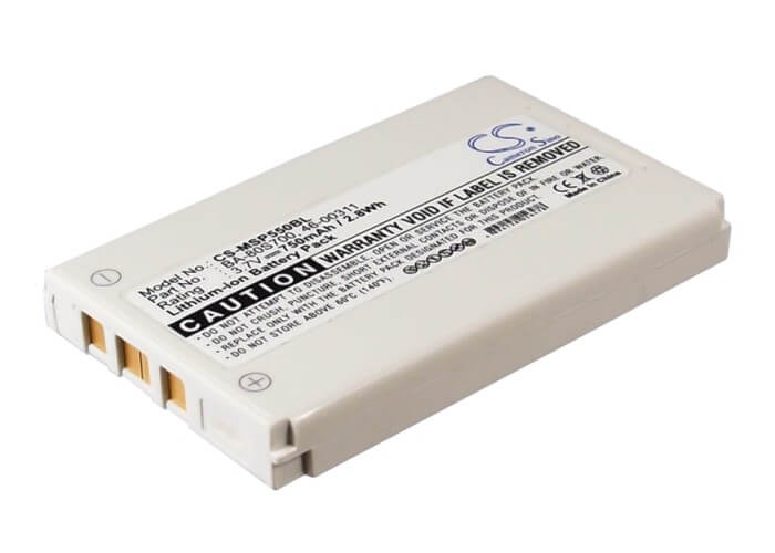 3.7V, 750mAh, Li-ion Battery fits Cipherlab, 8001, 8300-l, 2.775Wh