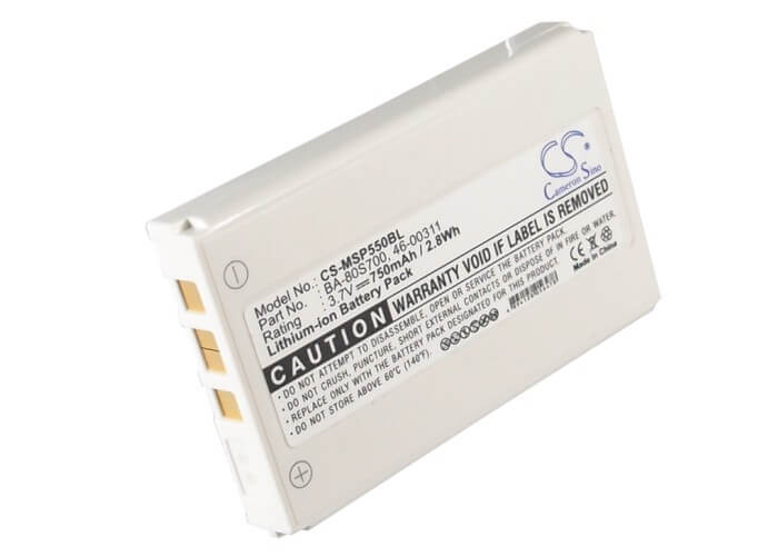 3.7V, 750mAh, Li-ion Battery fits Cipherlab, 8001, 8300-l, 2.775Wh