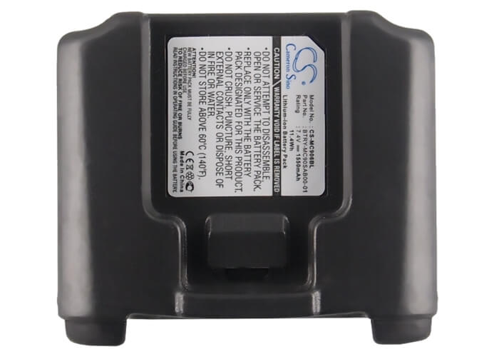 7.4V, 1550mAh, Li-ion Battery fits Symbol, Mc9000 Short Terminal, Mc9000s Short Terminal, 11.47Wh