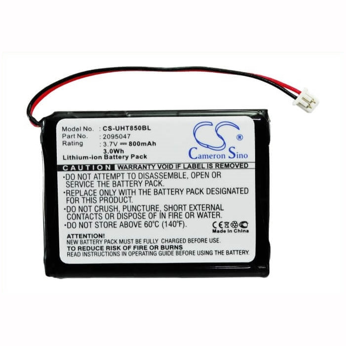 3.7V, 800mAh, Li-ion Battery fits Unitech, Ht580, Ht850, 2.96Wh