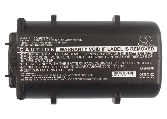 7.4V, 2600mAh, Li-ion Battery fits Arris, Arct01393, Arct02220c, 19.24Wh