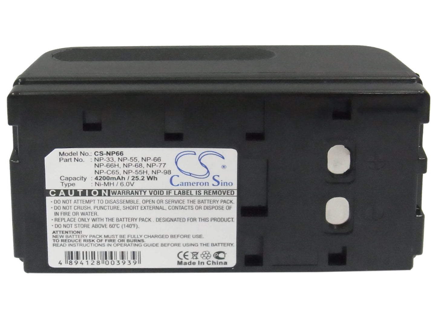 6.0V, 4200mAh, Ni-MH Battery fits Samsung, Nbe60, Nc240, 25.2Wh
