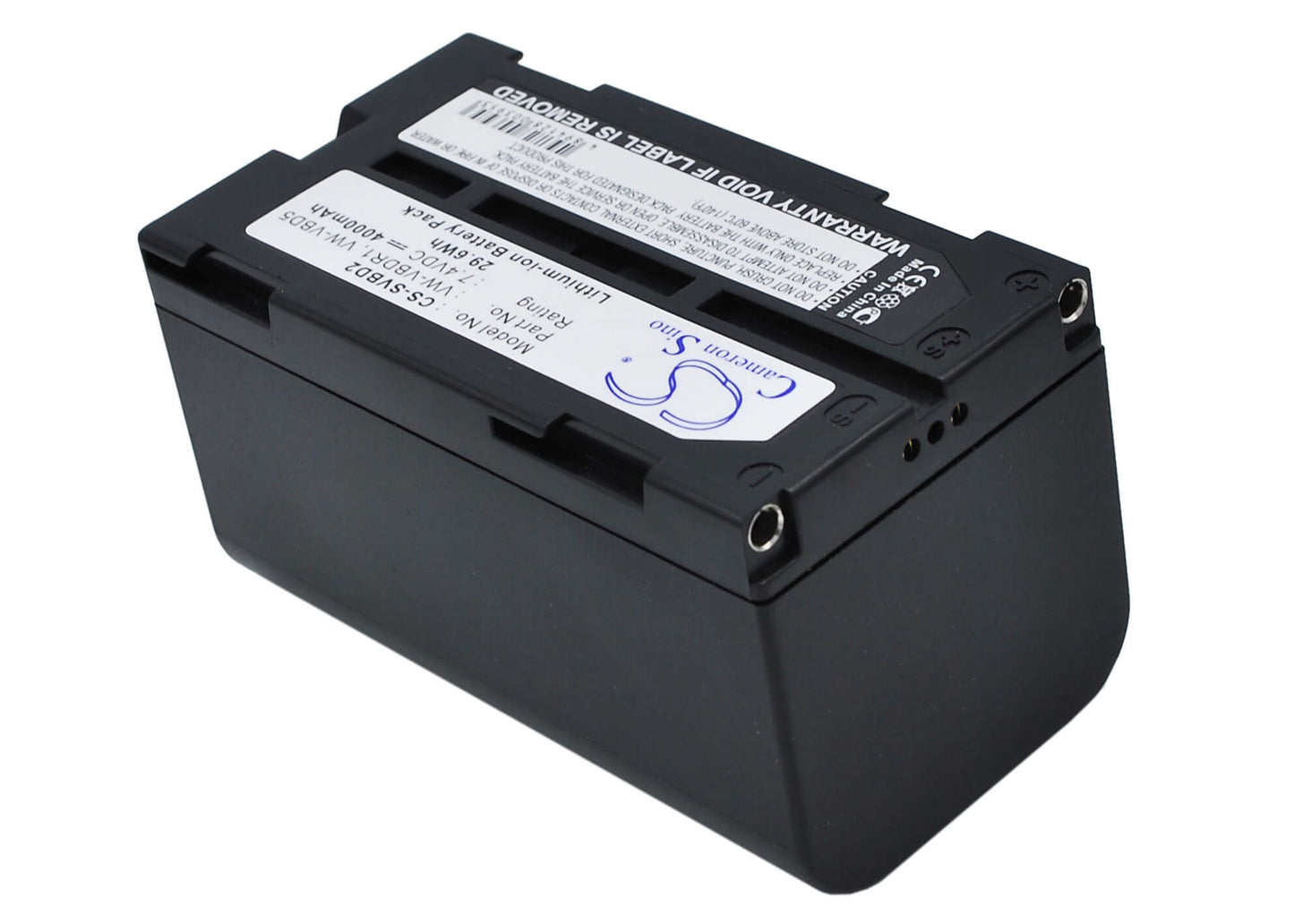 7.4V, 4000mAh, Li-ion Battery fits Panasonic, Ag-bp15p, Ag-bp25, 29.6Wh