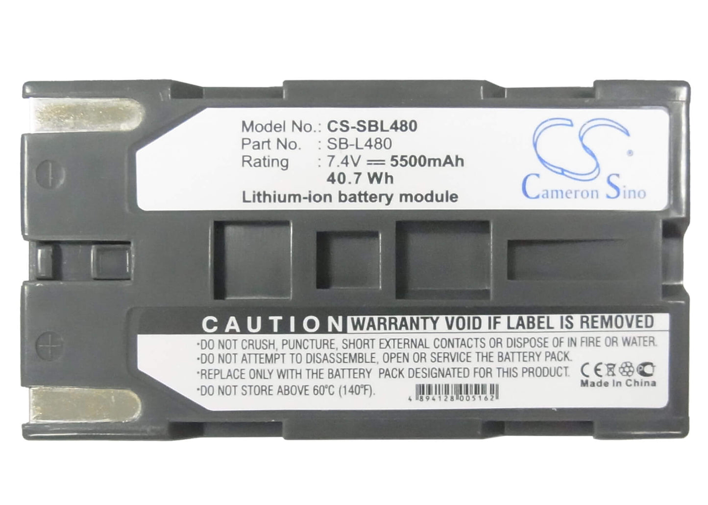 7.4V, 5500mAh, Li-ion Battery fits Samsung, Scl810, Scl860, 40.7Wh