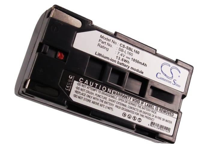 7.4V, 1850mAh, Li-ion Battery fits Samsung, Scl810, Scl860, 13.69Wh