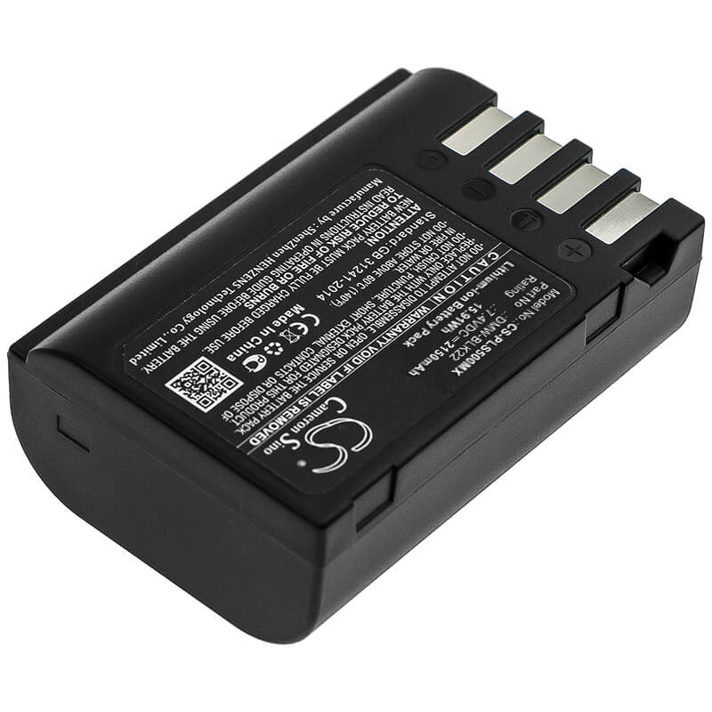 7.4V, 2150mAh, Li-ion Battery fits Panasonic, Lumix Dc-s5, Lumix Dc-s5k, 15.91Wh
