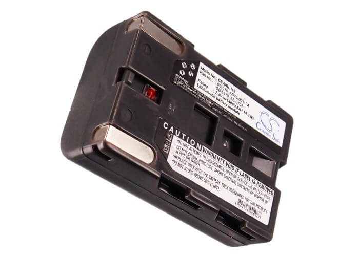 7.4V, 1400mAh, Li-ion Battery fits Samsung, Sc590t, Sc-d130, 10.36Wh