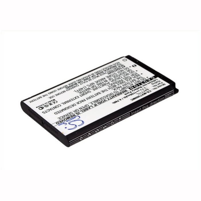 3.7V, 1100mAh, Li-ion Battery fits Vivitar, Dvr-820hd, Dvr-865hd, 4.07Wh