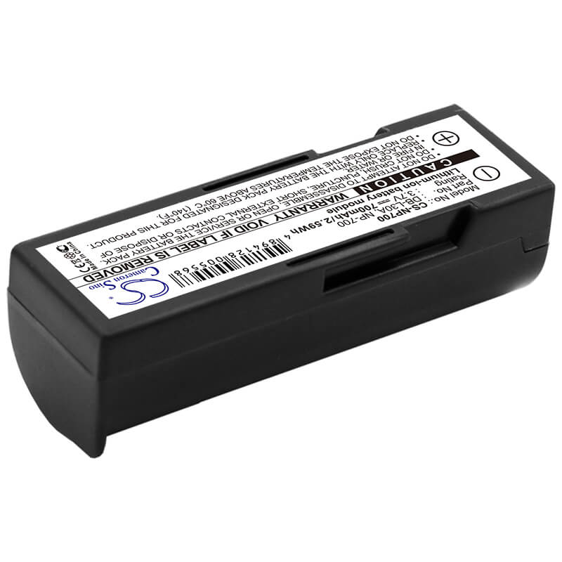 3.7V, 700mAh, Li-ion Battery fits Sanyo, Xacti Vpc-a5, 2.59Wh