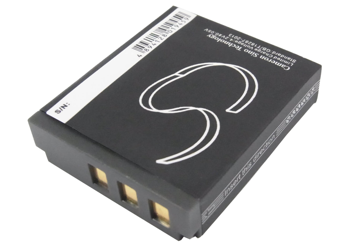 3.7V, 1250mAh, Li-ion Battery fits Rollei, Compactline 150, Prego 8330, 4.625Wh