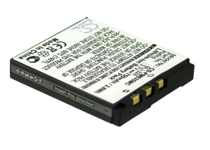3.7V, 750mAh, Li-ion Battery fits Ge, A830, 2.775Wh
