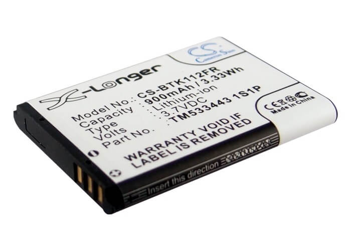 Car Speaker 3.7V, 900mAh, Li-ion Battery fits Flextone, Echo Hd Er1, 3.33Wh
