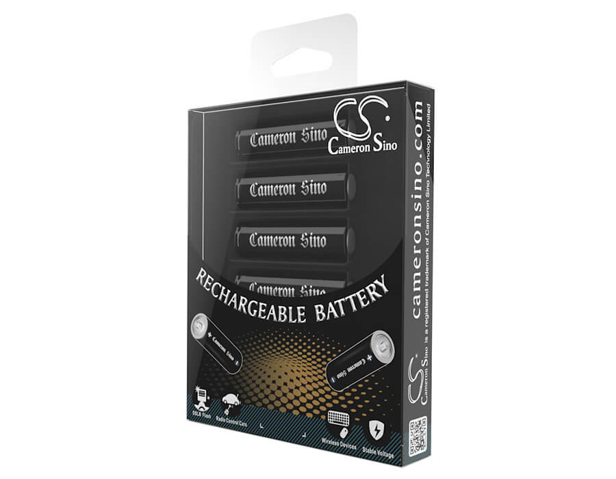 1.2V, 2200mAh, 4 x Ni-MH Battery fits Cameron Sino, 10440, 13450, 2.64Wh
