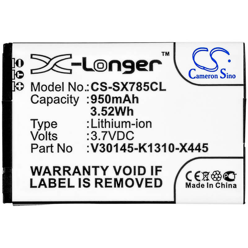 3.7V, 950mAh, Li-ion Battery fits Unify, 52-s2352-r141, L30250-f600-c230, 3.515Wh
