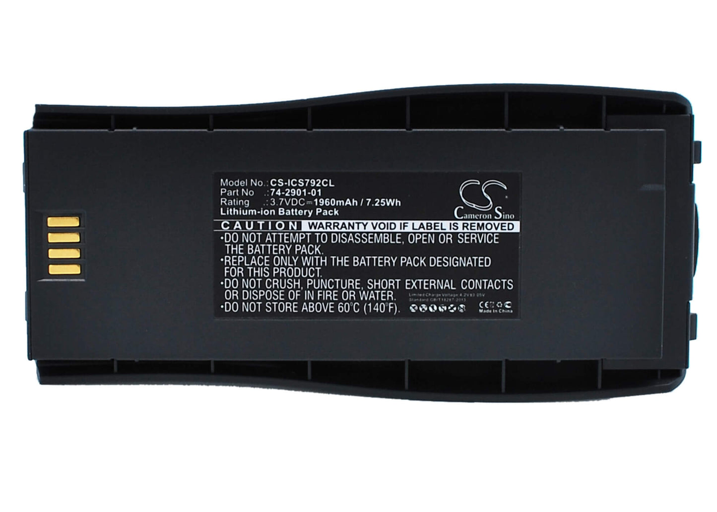 3.7V, 1960mAh, Li-ion Battery fits Cisco, 7920, Cp-7920, 7.252Wh