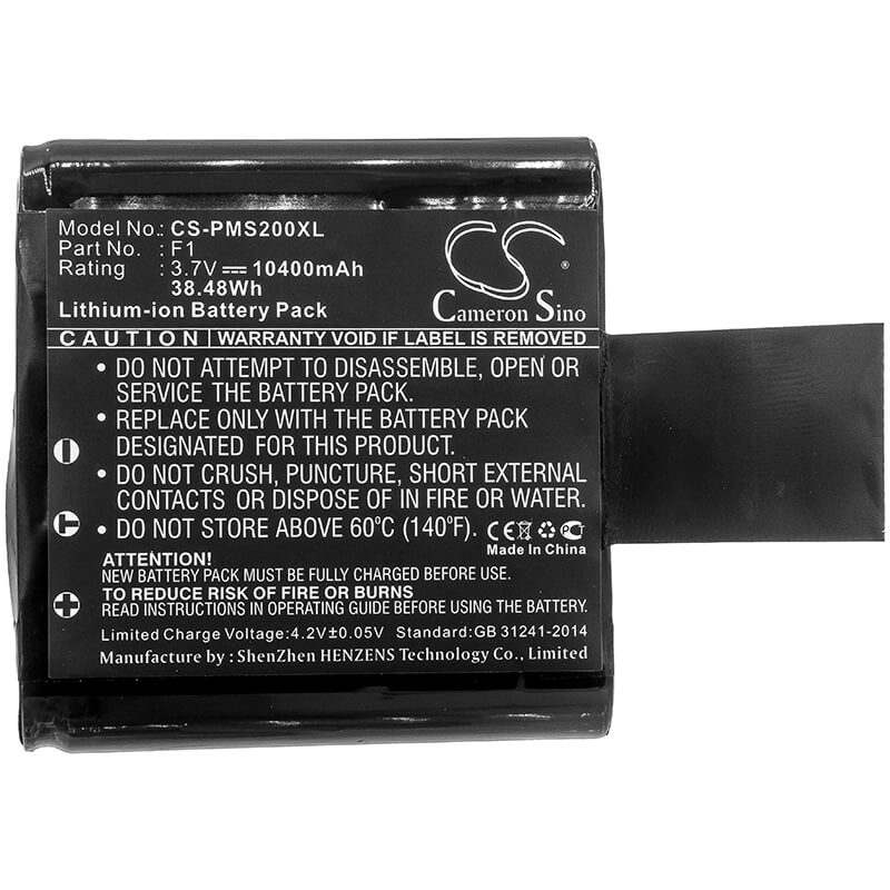 3.7V, 10400mAh, Li-ion Battery fits Pure, Evoke D4, Evoke D6, 38.48Wh
