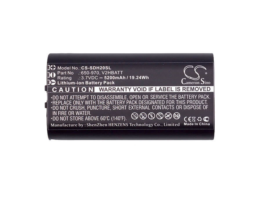 3.7V, 5200mAh, Li-ion Battery fits Sportdog, Tek 2.0 Gps Handheld, 19.24Wh