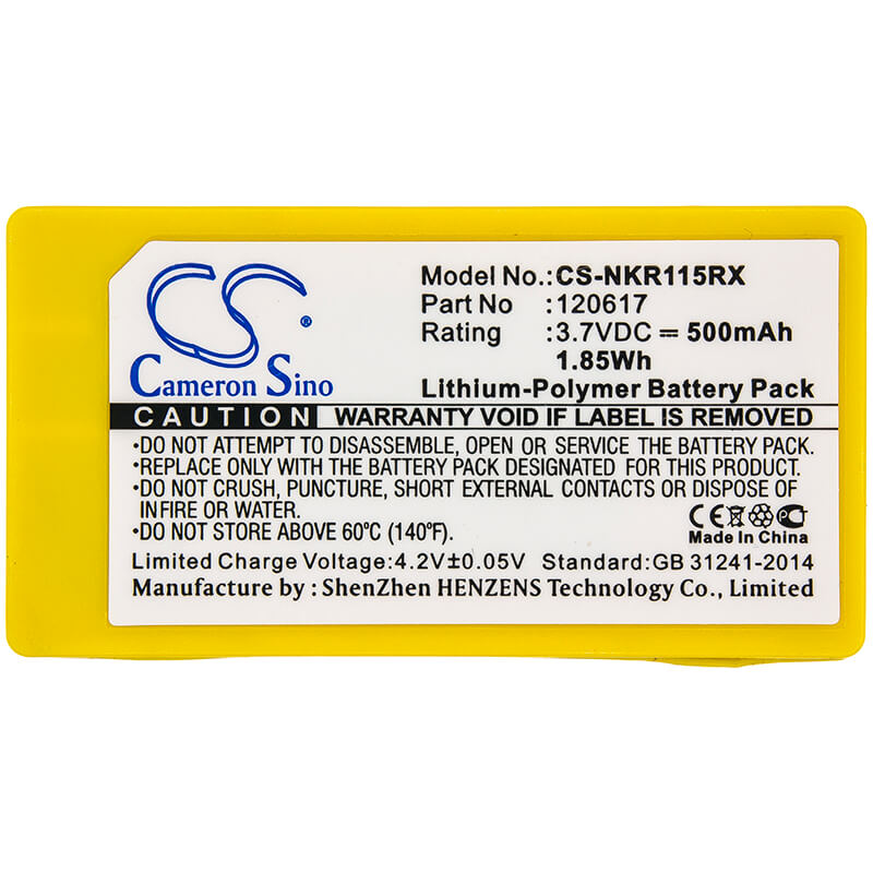 3.7V, 500mAh, Li-Polymer Battery fits Nikko, Drl Air Elite 115, 1.85Wh