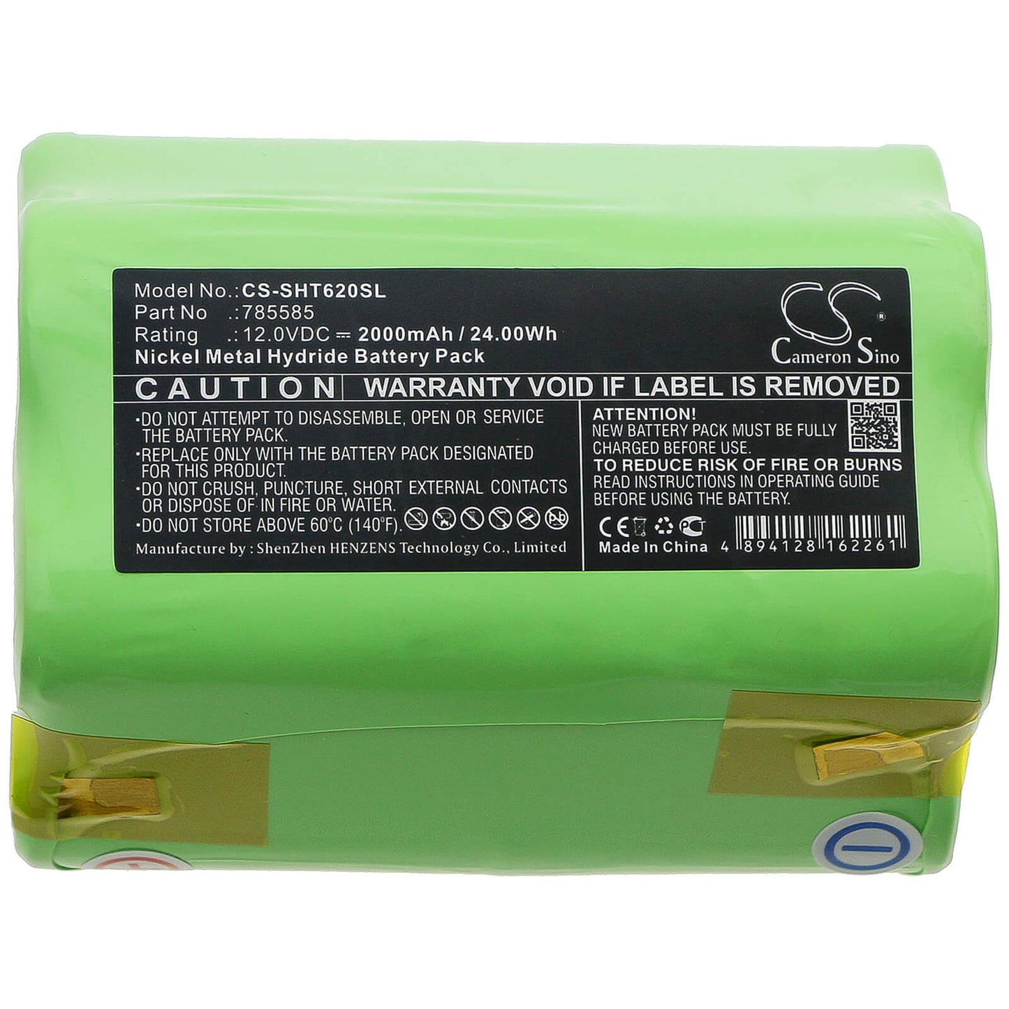 12.0V, 2000mAh, Ni-MH Battery fits Soehnle, Testut T62 Type B250, 24Wh