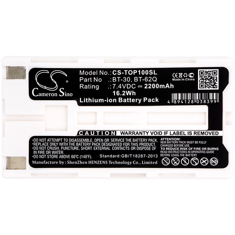 7.4V, 2200mAh, Li-ion Battery fits Fuji, Electric Systems, 16.28Wh