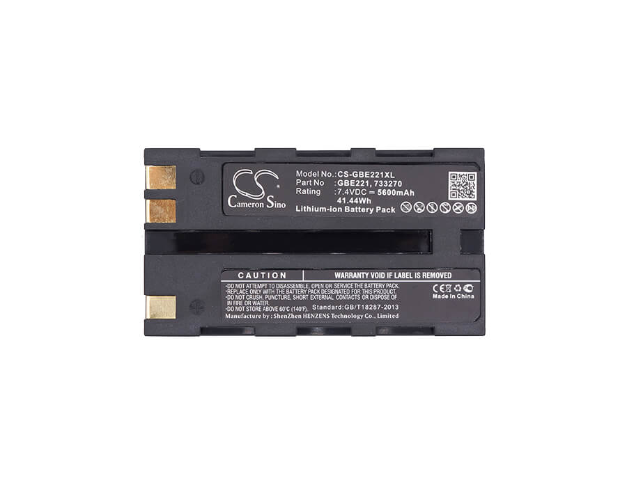 7.40V, 5600mAh, Li-ion Battery fits Leica, Atx1200, Atx900, 41.44Wh