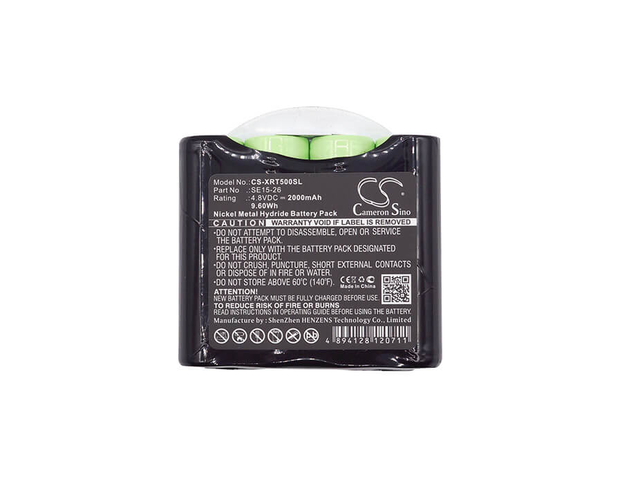 4.8V, 2000mAh, Ni-MH Battery fits X-rite, 500, 504, 9.6Wh