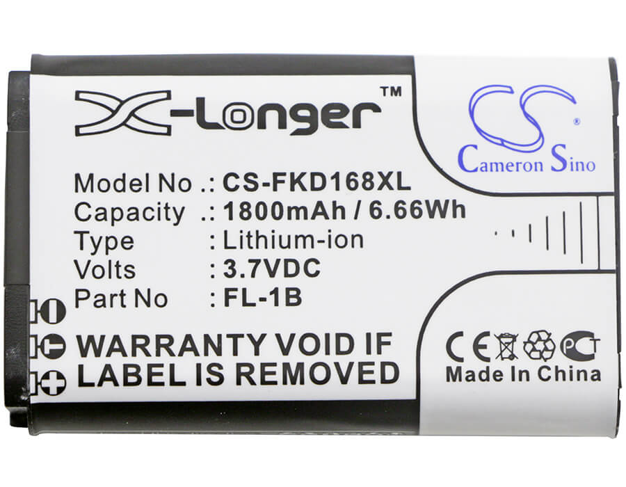 3.7V, 1800mAh, Li-ion Battery fits Fukuda, Ek-168g, Ek-268g, 6.66Wh