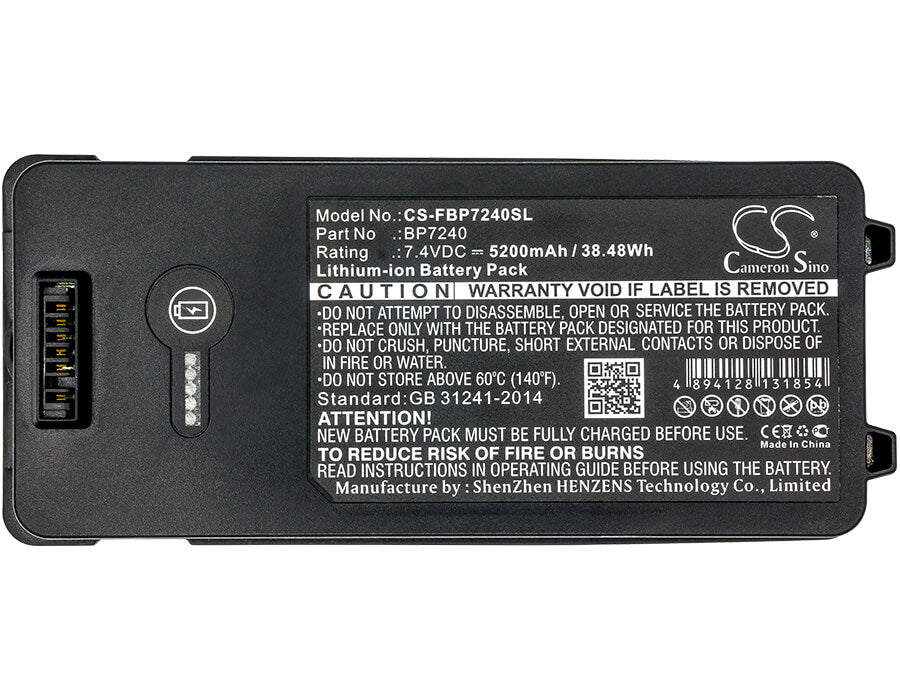7.4V, 5200mAh, Li-ion Battery fits Fluke, 753, 754, 38.48Wh