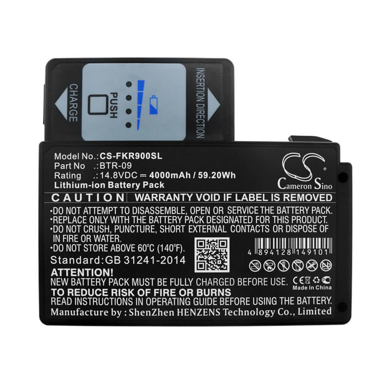 14.8V, 4000mAh, Li-ion Battery fits Fujikura, Fsm-601s, Fsm-602s, 59.2Wh