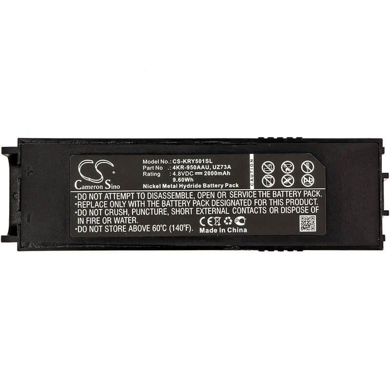4.8V, 2000mAh, Ni-MH Battery fits Kinryo, Kc301a, Kc302a, 9.6Wh