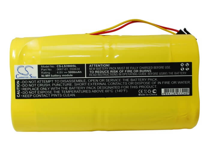 4.8V, 5000mAh, Ni-MH Battery fits Laser Alignment, 3900, 3920, 24Wh