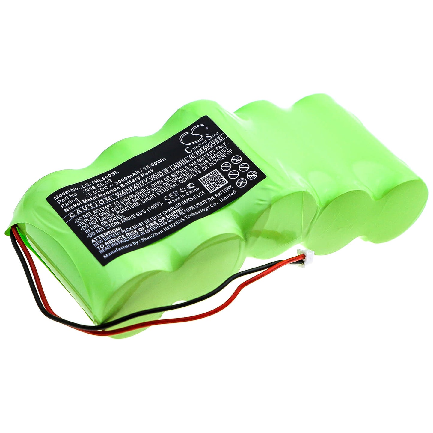 6.0V, 3000mAh, Ni-MH Battery fits Theis, Laser Til 40, Laser Tpl 400, 18Wh