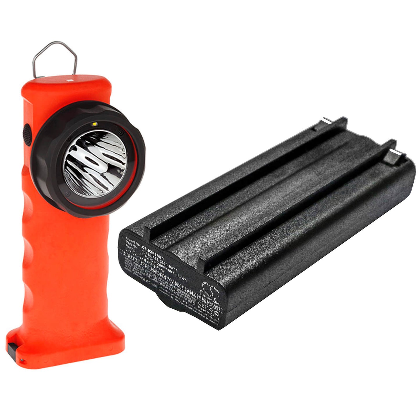 3.7V, 2600mAh, Li-ion Battery fits Bayco, Xpp-5570, Xpr-5572, 9.62Wh
