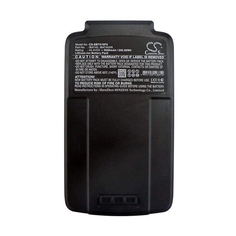 40.0V, 5000mAh, Li-ion Battery fits Snow Joe, Ion13ss, Ion16cs, 200Wh