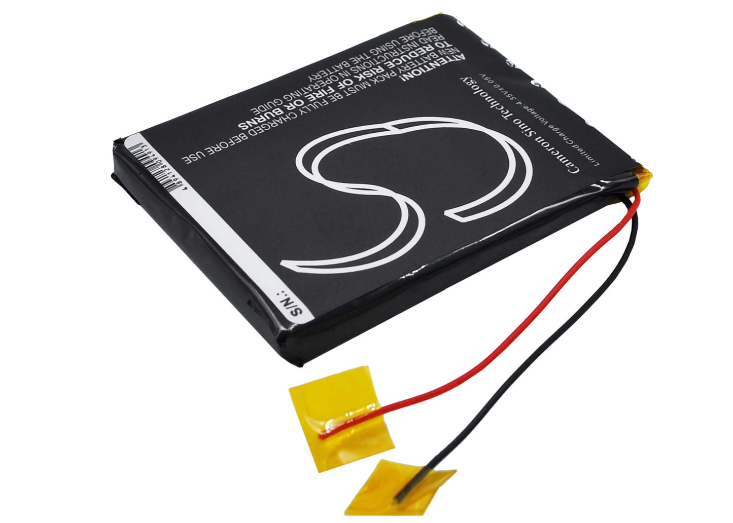 3.7V, 1300mAh, Li-Polymer Battery fits Modecom, Mx3, 4.81Wh