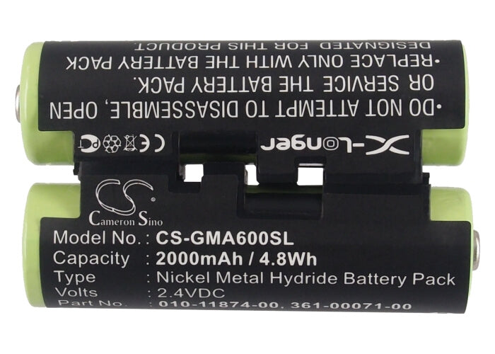 2.4V, 2000mAh, Ni-MH Battery fits Garmin, 010-01550-00, Astro 320 Handheld, 4.8Wh
